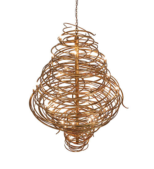 60" Wide Cyclone 36 Light Chandelier