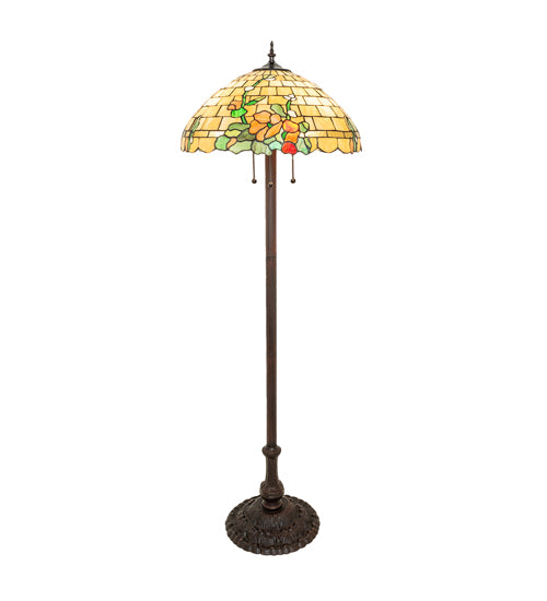 62" High Duffner & Kimberly Hollyhock Floor Lamp