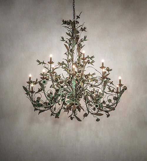 60" Wide Le Printemps 15 Light Chandelier