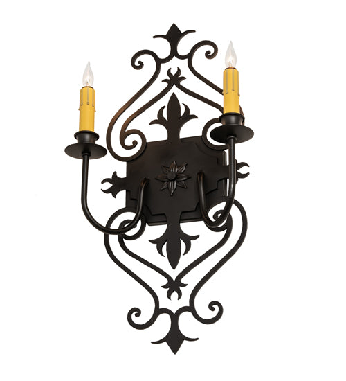 11" Wide Louisa 2 Light Wall Sconce