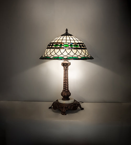 23" High Tiffany Roman Table Lamp