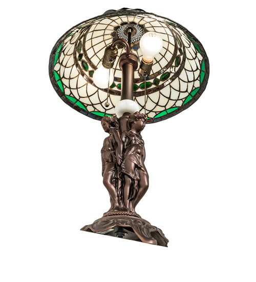 28" High Tiffany Roman Table Lamp