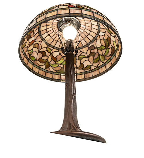 23" High Tiffany Turning Leaf Table Lamp