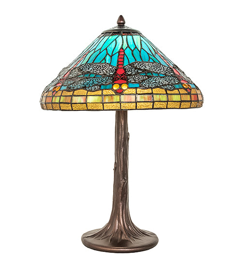 23" High Tiffany Dragonfly Table Lamp