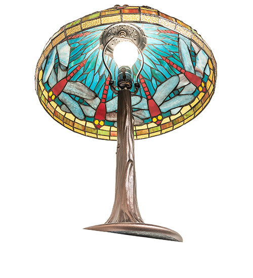 23" High Tiffany Dragonfly Table Lamp