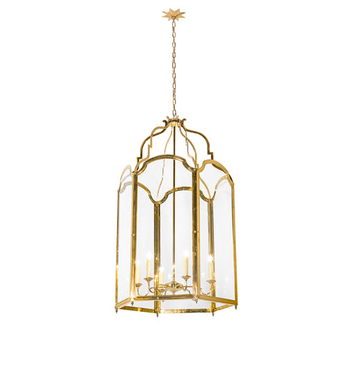 36" Wide Ouro 6 Light Pendant