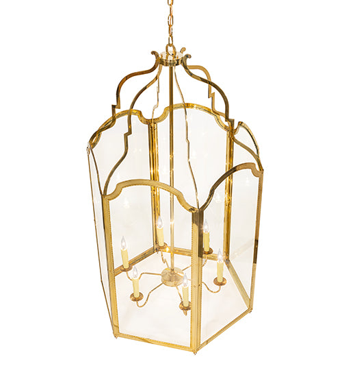 36" Wide Ouro 6 Light Pendant