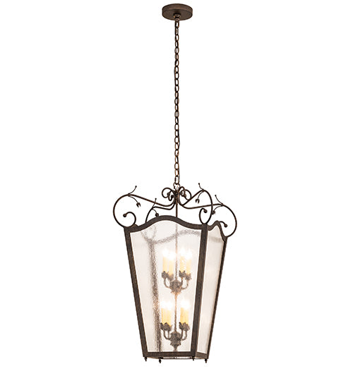 20" Square Tessa 8 Light Pendant