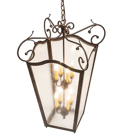 20" Square Tessa 8 Light Pendant