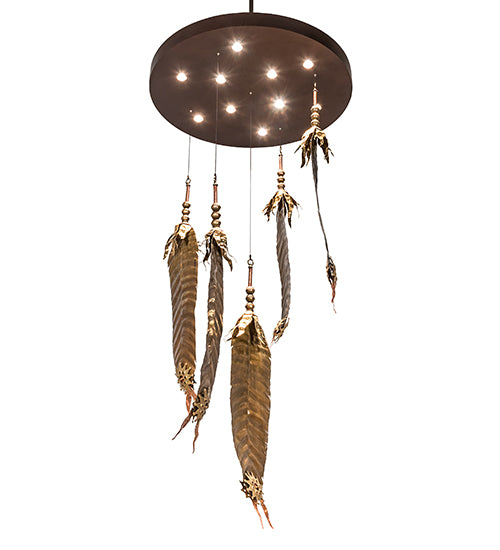 48" Wide Dreamcatcher Cascading Pendant