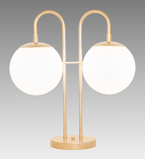 21" High Bola Deux 2 Light Table Lamp