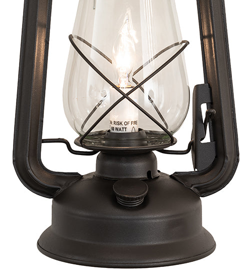 7" Wide Miners Lantern Wall Sconce