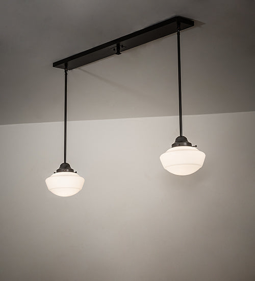 43" Long Revival Schoolhouse 2 Light Pendant