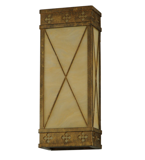 7" Wide Byzantine Wall Sconce