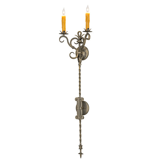 13" Wide Palmira 2 Light Wall Sconce