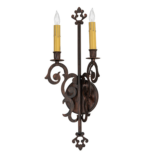 8" Wide Aneila 2 Light Wall Sconce