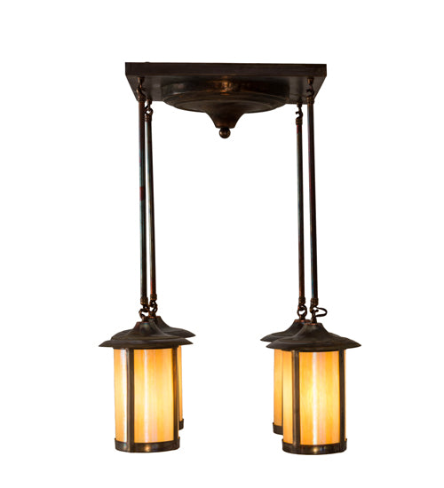 28" Wide Fulton Prime 4 Light Pendant