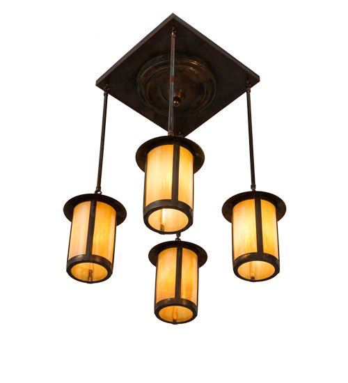 28" Wide Fulton Prime 4 Light Pendant