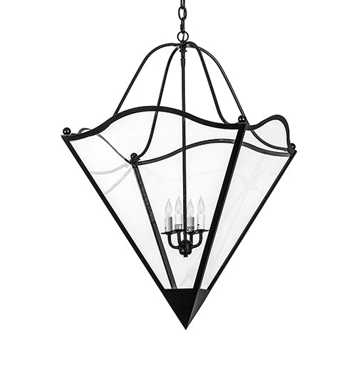 24" Square Zale Inverted Pendant