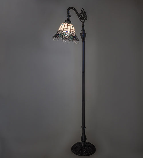 61" High Angelica Bridge Arm Floor Lamp