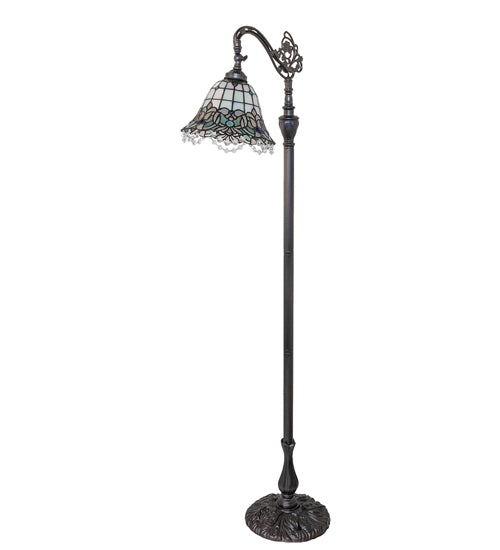 61" High Angelica Bridge Arm Floor Lamp