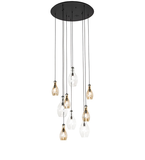 48" Wide Anjou 9 Light Pendant