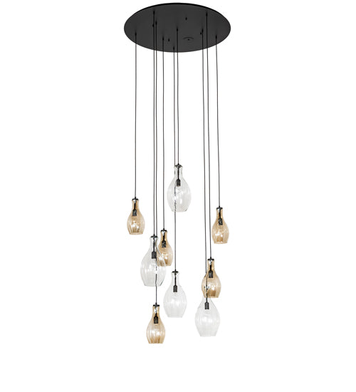 48" Wide Anjou 9 Light Pendant