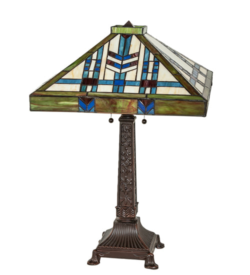 25" High Prairie Wheat Table Lamp