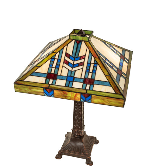 25" High Prairie Wheat Table Lamp