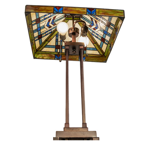 28" High Prairie Wheat Table Lamp