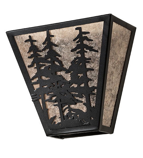 13" Wide Tall Pines Wall Sconce