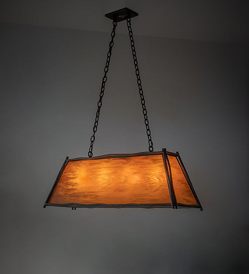 42" Long Sticks Oblong Pendant