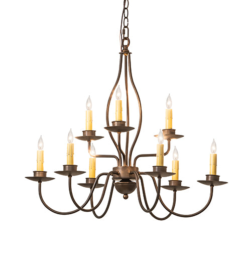 28" Wide Earl 9 Light Chandelier