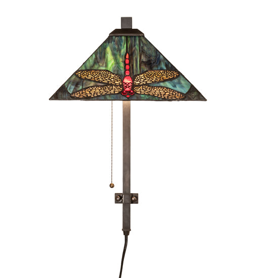 13" Wide Prairie Dragonfly Wall Sconce