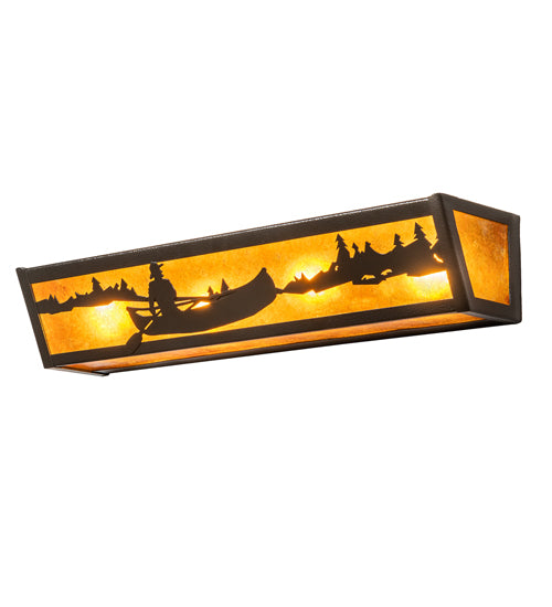 24" Wide Canoe At Lake Vanity Light