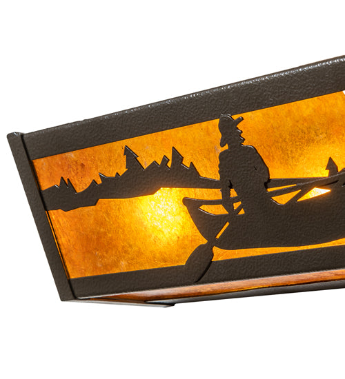 24" Wide Canoe At Lake Vanity Light