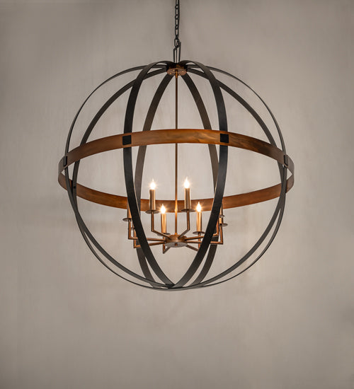 42" Wide Atlas 8 Light Pendant