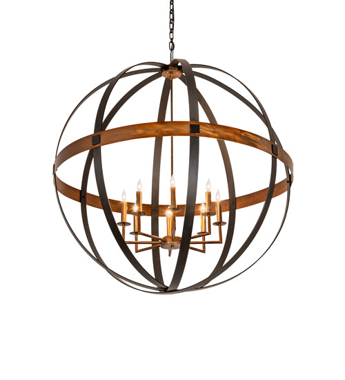 42" Wide Atlas 8 Light Pendant