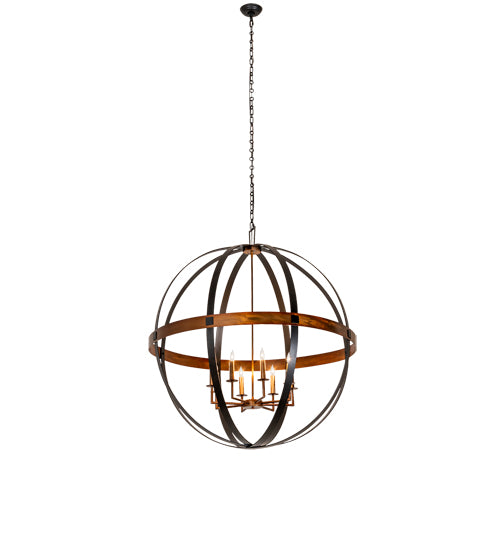 42" Wide Atlas 8 Light Pendant