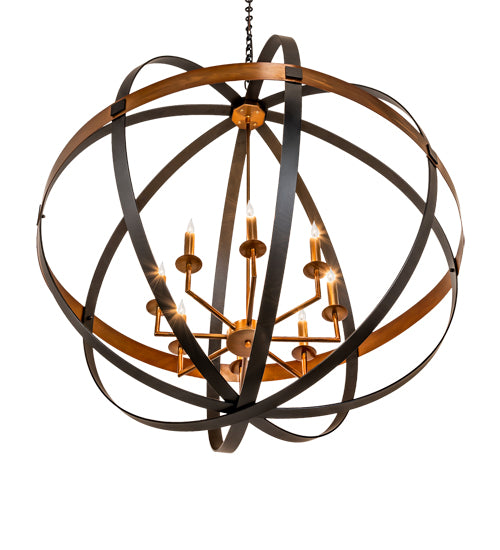 42" Wide Atlas 8 Light Pendant