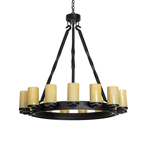 42" Wide Noziroh Ring 15 Light Chandelier