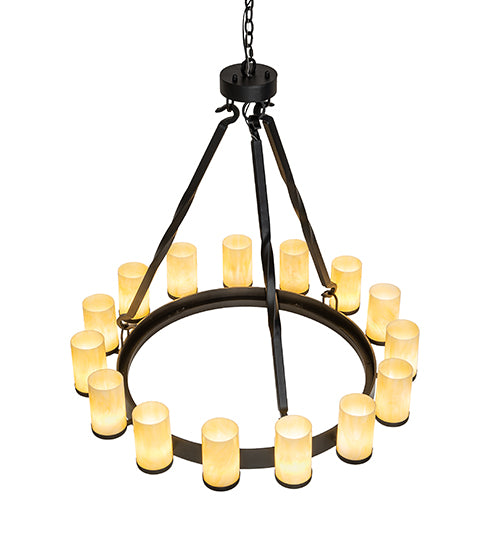 42" Wide Noziroh Ring 15 Light Chandelier