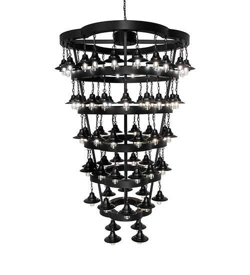 60" Wide Cretella 72 Light Six Tier Chandelier