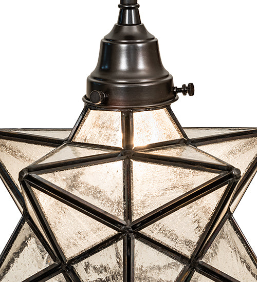 10.5" Wide Moravian Star Pendant