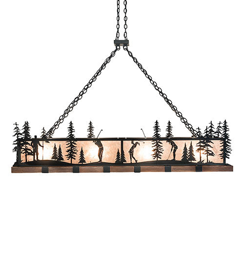 72" Long Golf Oblong Pendant