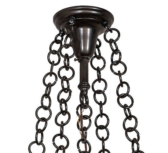 36" Wide Fulton Branches 5 Light Chandelier