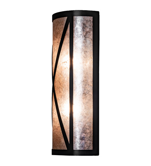 7" Wide Saltire Craftsman Wall Sconce