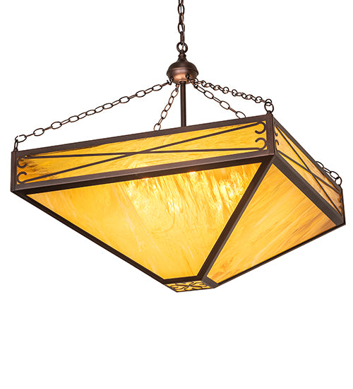 33" Square Excellente Inverted Pendant