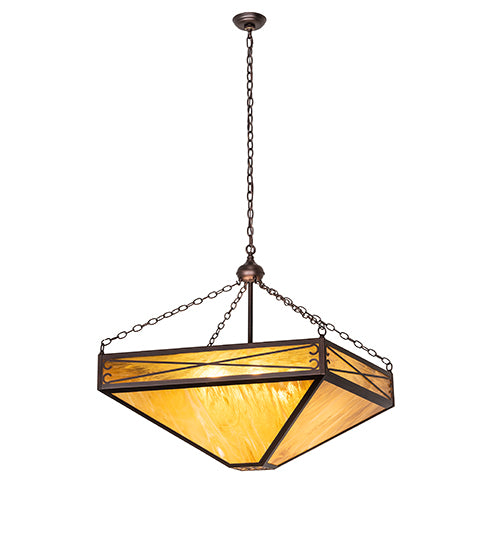 33" Square Excellente Inverted Pendant