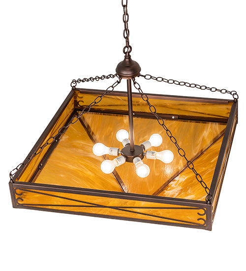 33" Square Excellente Inverted Pendant